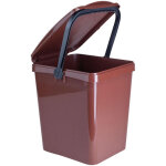 Conteneur panier pour tri et tri dchets bio urba 21l - marron