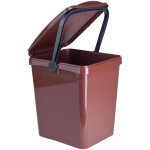 Conteneur panier pour tri et tri d�chets bio urba 21l - marron