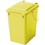 Conteneur panier pour le tri des ordures et dchets - jaune 10l
