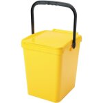 Conteneur panier pour le tri des ordures et d�chets - jaune urba 21l