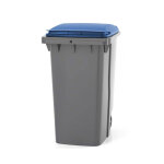 Rayonnage direct - conteneur poubelle 360 litres  prhension frontale - couvercle vert kaki - 620 x ...