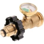 Contr�le de niveau de gaz propane ? d�tendeur en laiton massif ? raccord pol lp vers qcc1 ? pour barbecues ...