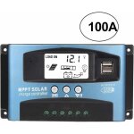 Contr�leur de charge solaire mppt 100a, r�gulateur de batterie intelligent de contr�leur de regulateur ...