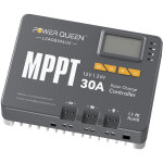 Contrôleur de charge solaire 12 / 24v 30a bluetooth mppt smart power queen avec lcd - pour batteries ... Contrôleur de charge solaire 12 / 24v 30a bluetooth mppt smart power queen avec lcd - pour batteries ...