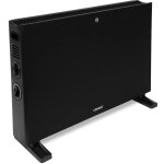 Convecteur lectrique 2000w ? noir ? avec ventilateur turbo - thermostat rglable - 2 positions de chauffage ...