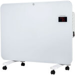 Jamais utilis] convecteur mobile blanc 1500w, 3 niveaux de chauffage, minuterie 24h et mode eco, r?sistant ...