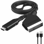 Convertisseur pritel vers hdmi - adaptateur audio vido - prend en charge hdmi 720 / 1080p - pour adaptateur ...