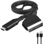 Convertisseur péritel vers hdmi adaptateur audio vidéo pour hdtv / dvd / décodeur / ps3 / pal / ntsc ... Convertisseur péritel vers hdmi adaptateur audio vidéo pour hdtv / dvd / décodeur / ps3 / pal / ntsc ...