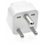 Convertisseur de prise de commutateur sud - africain adaptateur de prise de type m safe ground petite ...