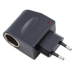 Convertisseur de puissance de voiture ac 220v � dc 12v, adaptateur secteur allume - cigare de voiture ...