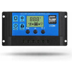 Convertisseur de tension, contrôleur de charge solaire, 20a 12v / 24v contrôleur de panneau solaire paramètres ... Convertisseur de tension, contrôleur de charge solaire, 20a 12v / 24v contrôleur de panneau solaire paramètres ...