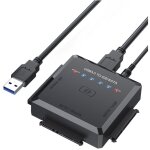Convertisseur usb 3. 0 vers sata / ide avec fonction de clonage et sauvegarde en un clic, compatible ...
