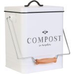 Poubelle de compostage en m�tal 5 litres ka4368 pour poubelle