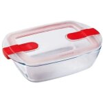 Cook & heat plat rect 28x20 + cv - pyrex