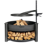 Cookking - bras�ro ext�rieur montana x, avec grille de cuisson 60cm, acier naturel 111800