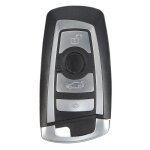 Coque cl� pour bmw serie 3 5 6 7 x3 - 4 boutons - plip cl� t�l�commande avec lame phonillico