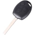 Coque cl� pour ford fiesta focus mondeo transit ka cmax connect galaxy - 3 boutons - plip cl� t�l�commande ...