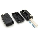 Coque cl� plip t�l�commande 2 boutons citroen c1 c2 c3 c4 c5 sans rainure