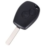 Coque cl� pour renault clio 3 kangoo master modus trafic twingo wind - plip cl� t�l�commande 2 boutons ...