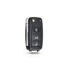 Coque de cl� de voiture pliante de remplacement fob pour vw volkswagen golf mk6 t1guan polo passat cc ...