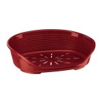 Panier - corbeille siesta deluxe taille 2 - 493617, 5 cm - bordeaux - ferplast