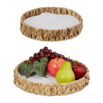 Corbeille  fruits, lot de 2, panier dco pour fruits, pain, etc. , jacinthe d'eau, panires de table, ...