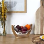 Corbeille  fruits design bambou et inox cook