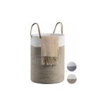 Tuserxln - corbeille à linge panier à linge panier de rangement panier linge sale corde en coton marron ... Tuserxln - corbeille à linge panier à linge panier de rangement panier linge sale corde en coton marron ...