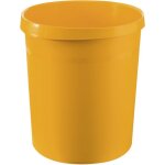 Han - corbeille  papier grip 18190 - 15 18 l ( x h) 312 mm x 350 mm polypropylne jaune 1 pc(s) d44172 ...
