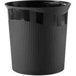 Corbeille � papier han re - loop 18148 - 913 13 l (� x h) 288 mm x 287 mm plastique recycl� noir 1 pc(s) ...