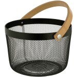 Corbeille sdb avec poign�e bambusa, rond