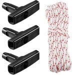 Corde de d�marrage, 10 m, 3, 0 mm, avec 3 poign�es de d�marrage, pour tondeuse, tron�onneuse, coupe - ...