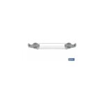 Cofan - corde  linge fixe murale blanche en deux parties avec 3 poulies 31 x 6, 5 x 2, 5 cm