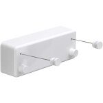 Corde � linge r�tractable abs + s�che - linge en aluminium avec double corde r�glable en acier inoxydable ...