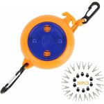 Corde � linge r�tractable, fil linge extensible portable de 8 m, �tendoir camping fil d'ext�rieur avec ...