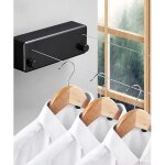 Corde  linge rtractable, fil linge extensible rglable 4. 2 m, poteau etendoir linge exterieur, corde ...