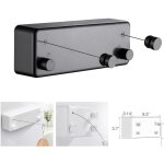 T - corde à linge rétractable pour intérieur et extérieur, 2 fils à linge de 13. 8feet en acier inoxydable, ... T - corde à linge rétractable pour intérieur et extérieur, 2 fils à linge de 13. 8feet en acier inoxydable, ...