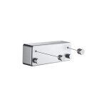 Corde à linge rétractable pour intérieur et extérieur - robuste, 2 fils à linge de 4, 2 m en acier inoxydable, ... Corde à linge rétractable pour intérieur et extérieur - robuste, 2 fils à linge de 4, 2 m en acier inoxydable, ...