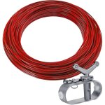 Corde de serrage de couverture de piscine, c�ble de couverture de piscine et kit de treuil, c�ble rouge ...