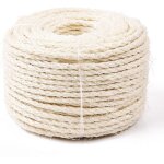 Corde de sisal naturel 8mm remplacement cordage ancien accessoire id�al pour remplacer poteaux de l'arbre ...