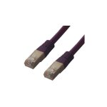 Mcl samar - cordon de brassage rj45 cat 6 f / utp - 3m violet Mcl samar - cordon de brassage rj45 cat 6 f / utp - 3m violet
