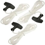 Cordon de d�marrage de tondeuse � gazon pour pi�ces de moteur de d�broussailleuse de scie � gazon, 3 ...