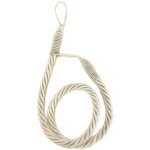 Cordon - embrasse rideau textile coloris - ivoire