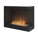 Sololed - corner 600 right chemine au biothanol encastrable simplefire avec verre