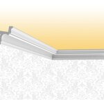 Corniche plafond cimaises et plus c03 - 5, 5x4, 2x200cm (h x p x l) - moulure d�co
