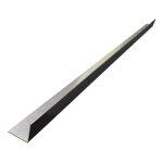 Aluhome ? corni�re aluminium 2m 15 / 10�me 20x20mm ? laquage int�rieur noir ral9005 ? protection angles ...