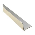 Aluhome ? corni�re en aluminium 2ml 20x20mm ? �paisseur 8 / 10�me ? laquage ral1015 ? protection cloisons ...