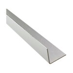 Aluhome ? corni�re en aluminium 2m 8 / 10�me 40x40 mm ? laquage ext�rieur ral9010 ? protection des angles ...