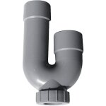 Corps de siphon machine � laver abs � 40 avec bouchon � joint - plastib