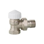 Corps thermostatique heimeier thermo calypso exact, equerre, dn20 avec dbitmetre